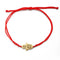 Bracelet Cordon Main de Fatima Filigranée Cordon rouge