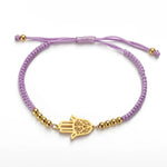 Bracelet Cordon Main de Fatima Filigranée - Vignette | Médiéfan