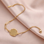 Bracelet Fleur de Vie Maillons Trombone - Vignette | Médiéfan