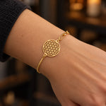 Bracelet Fleur de Vie Maillons Trombone - Vignette | Médiéfan