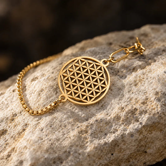 Bracelet Fleur de Vie Maillons Trombone