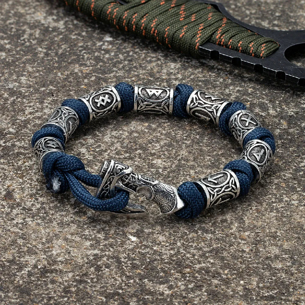 Bracelet Hache Viking Marine / 19 cm