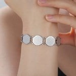 Bracelet Médaillons Fleur de Vie Hexagonale - Vignette | Médiéfan