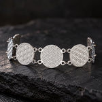 Bracelet Médaillons Rosaces Fleur de Vie - Vignette | Médiéfan