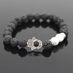 Bracelet Pierre de Lave Main de Fatima - Vignette | Médiéfan
