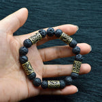 Bracelet Pierre de Lave Runique - Vignette | Médiéfan