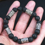 Bracelet Pierre de Lave Runique - Vignette | Médiéfan