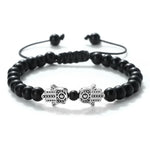 Bracelet Pierres Naturelles Deux Mains de Fatima - Vignette | Médiéfan