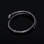 Bracelet Serpent Double Tour à Écailles Ciselées - Vignette | Médiéfan