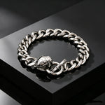 Bracelet Serpent Homme Maille Gourmette - Vignette | Médiéfan
