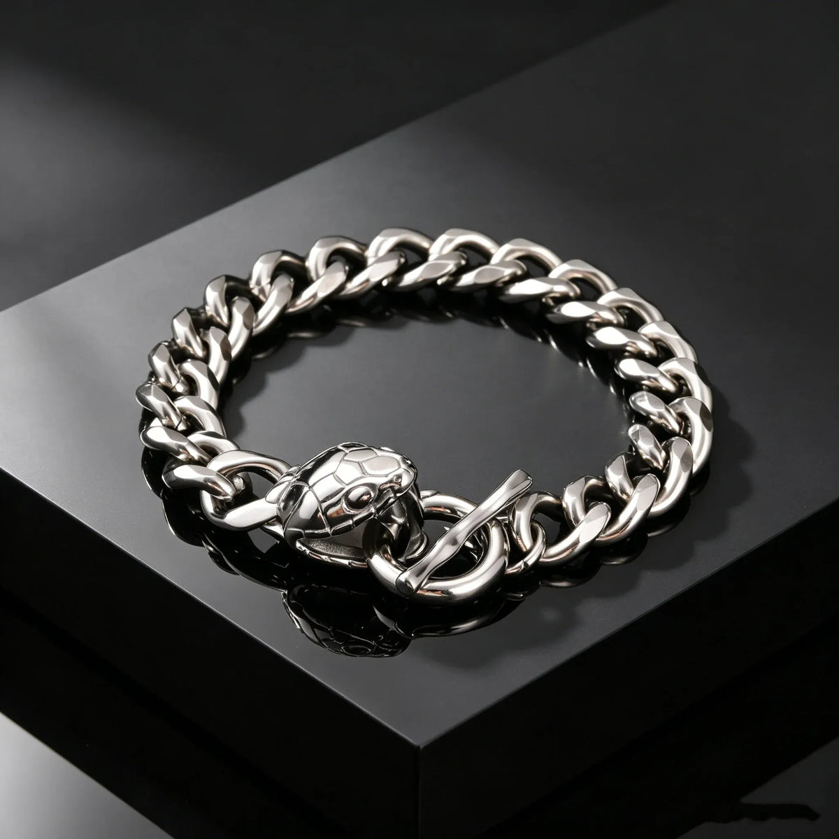 Bracelet Serpent Homme Maille Gourmette