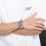 Bracelet Serpent Spirale Triple Tour - Vignette | Médiéfan