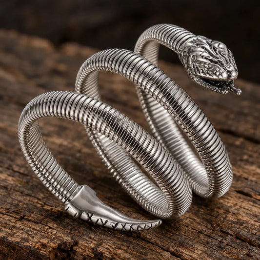 Bracelet Serpent Spirale Triple Tour