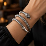 Bracelet Serpent Spirale Triple Tour - Vignette | Médiéfan