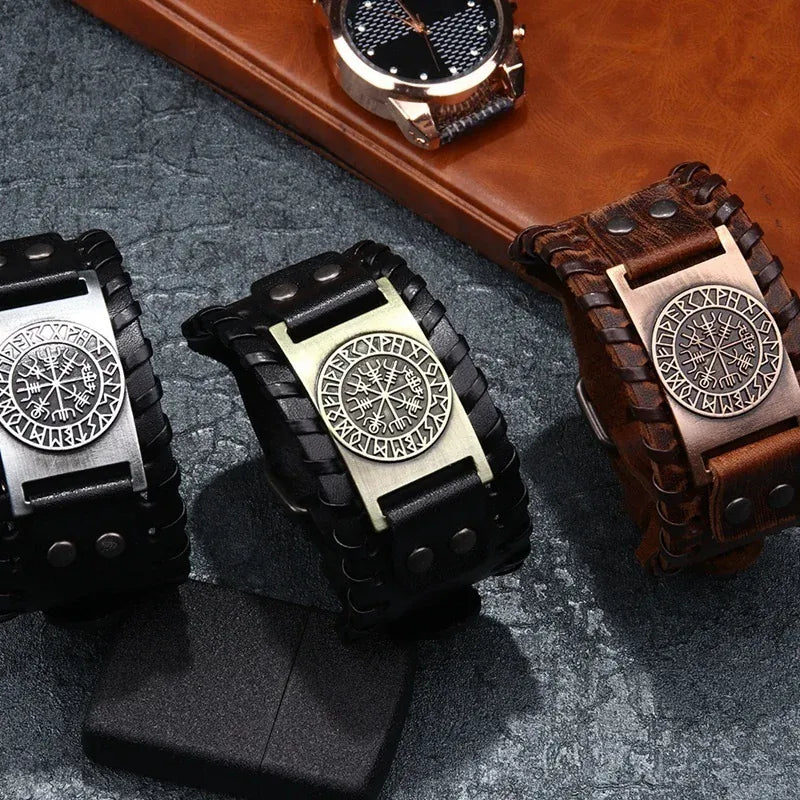 Bracelet Simili-cuir Homme Viking