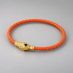 Bracelet Tressé Tête de Serpent - Vignette | Médiéfan