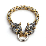 Bracelet Viking Fermoir têtes de loup Fenrir - Vignette | Médiéfan