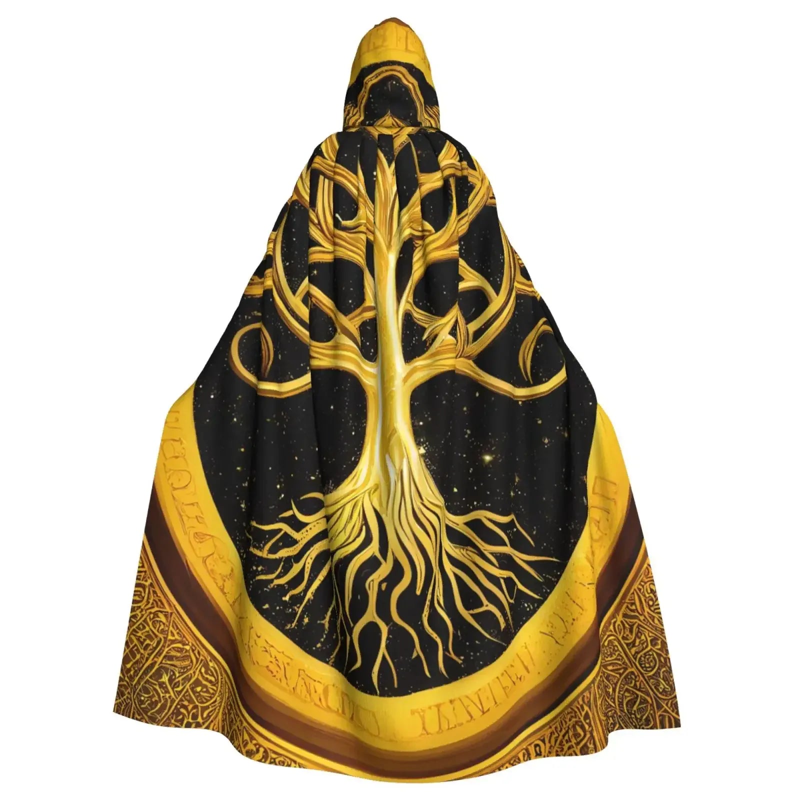 Cape Celtique Arbre de Vie Arbre stellaire doré / Taille unique