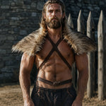 Cape d'Épaule Viking à Harnais - Vignette | Médiéfan