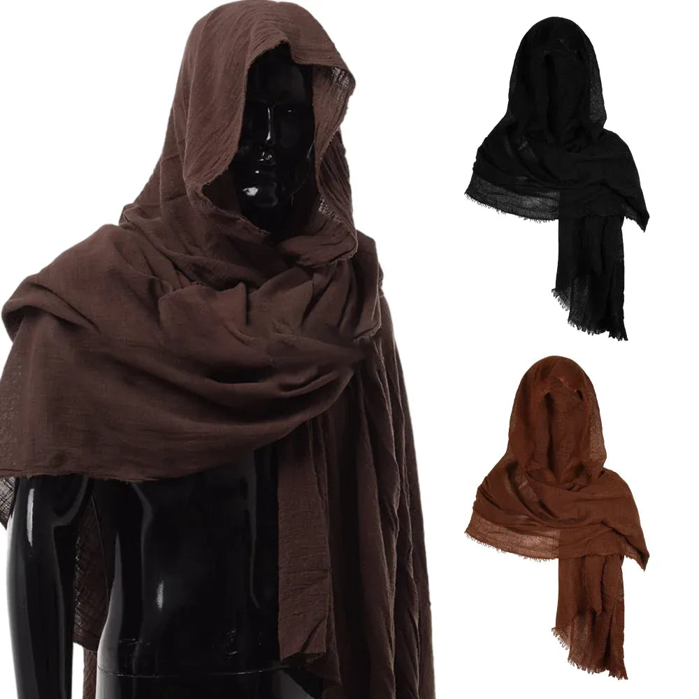 Capuche Médiévale d'Aventurier