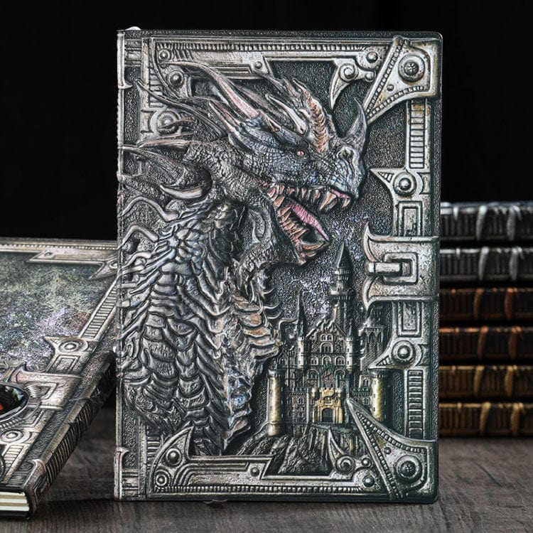 Carnet Dragon en Relief Chromatique