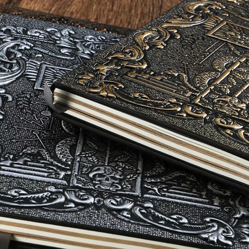 Carnet Symboles Mystiques en Relief