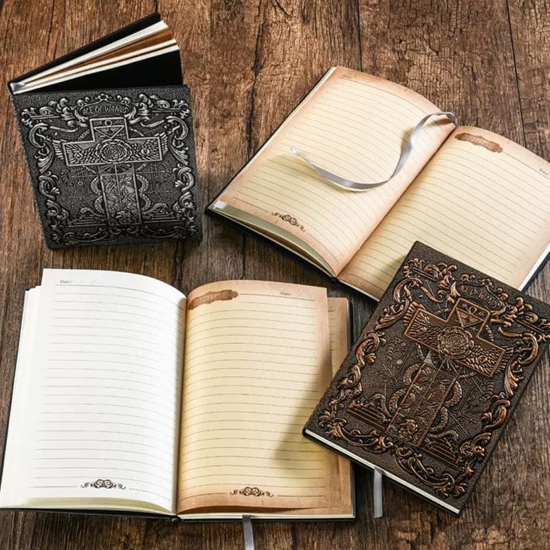 Carnet Symboles Mystiques en Relief
