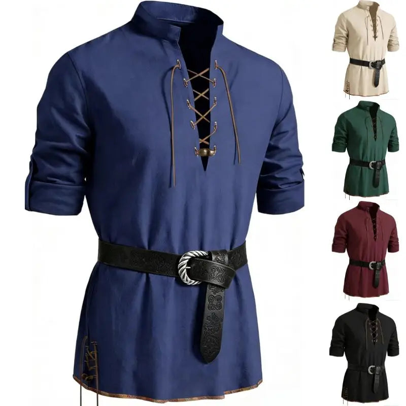 Chemise Médiévale à Laçage