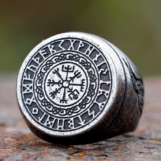 Chevalière Boussole Viking