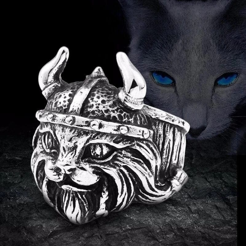 Chevalière Chat Viking