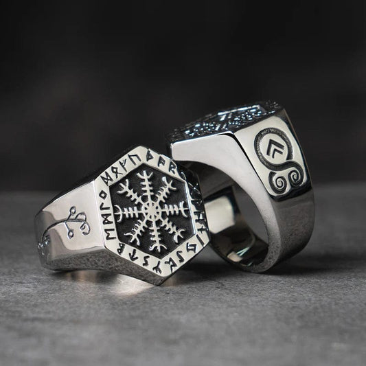 Chevalière Viking Valknut