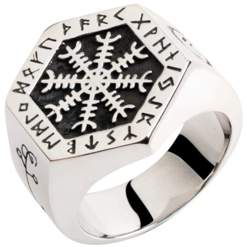 Chevalière Viking Valknut Argent / 7