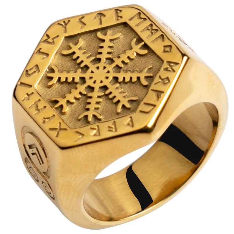 Chevalière Viking Valknut Or / 7