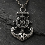 Collier Ancre & Gouvernail Marin - Vignette | Médiéfan