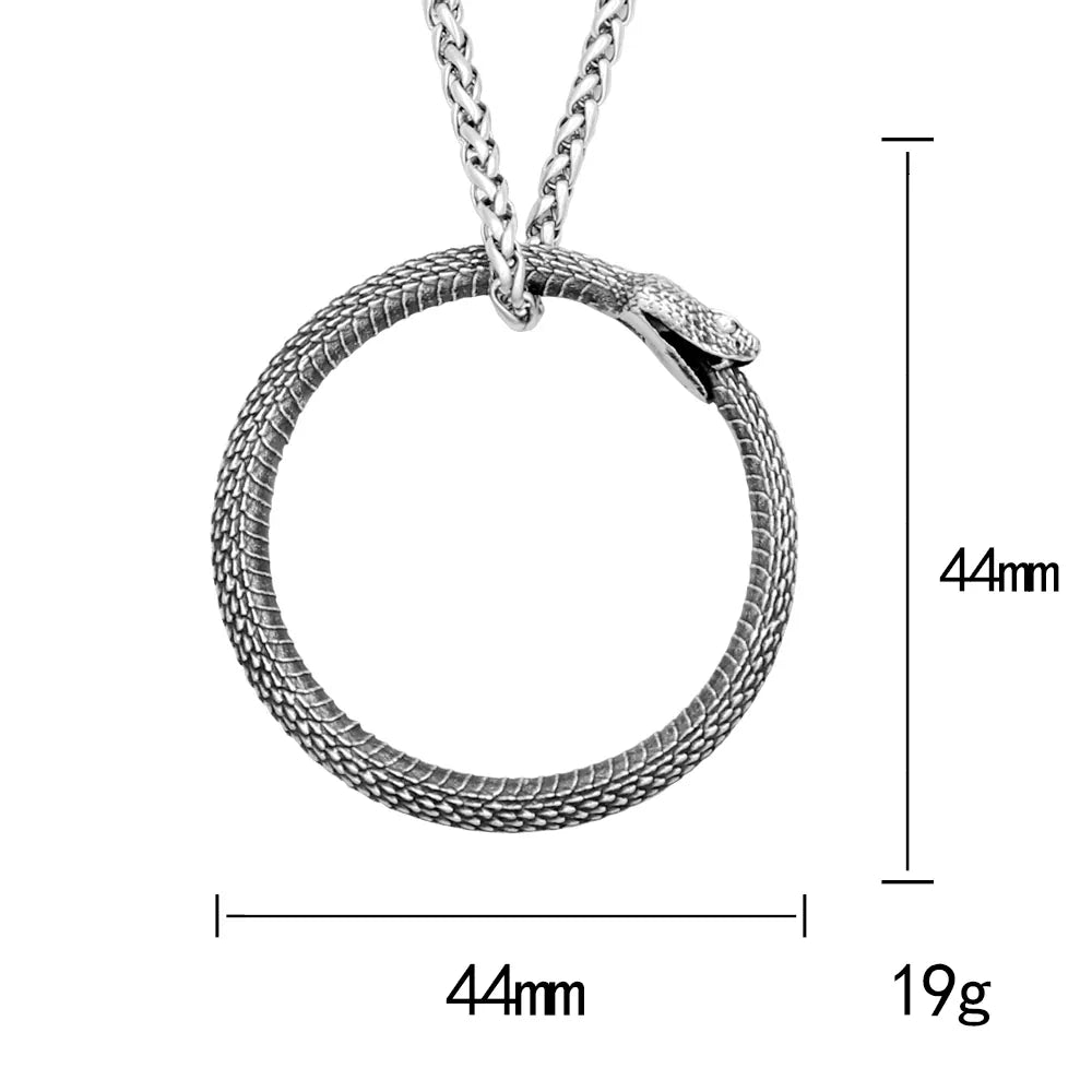 Collier Anneau Ouroboros