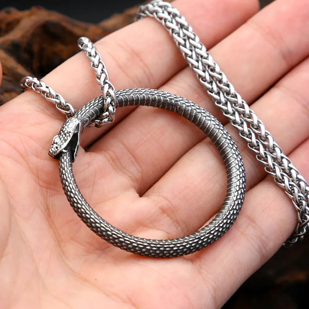Collier Anneau Ouroboros