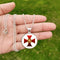 Collier chevaliers templiers Vintage, pendentif croix rouge, Cabochon en verre, longue chaîne, croix Solomons, symbole maçonnique B / Bronze