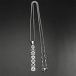Collier Colonne des 7 Chakras Ajourés - Vignette | Médiéfan