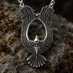 Collier Corbeau aux Ailes Déployées - Vignette | Médiéfan