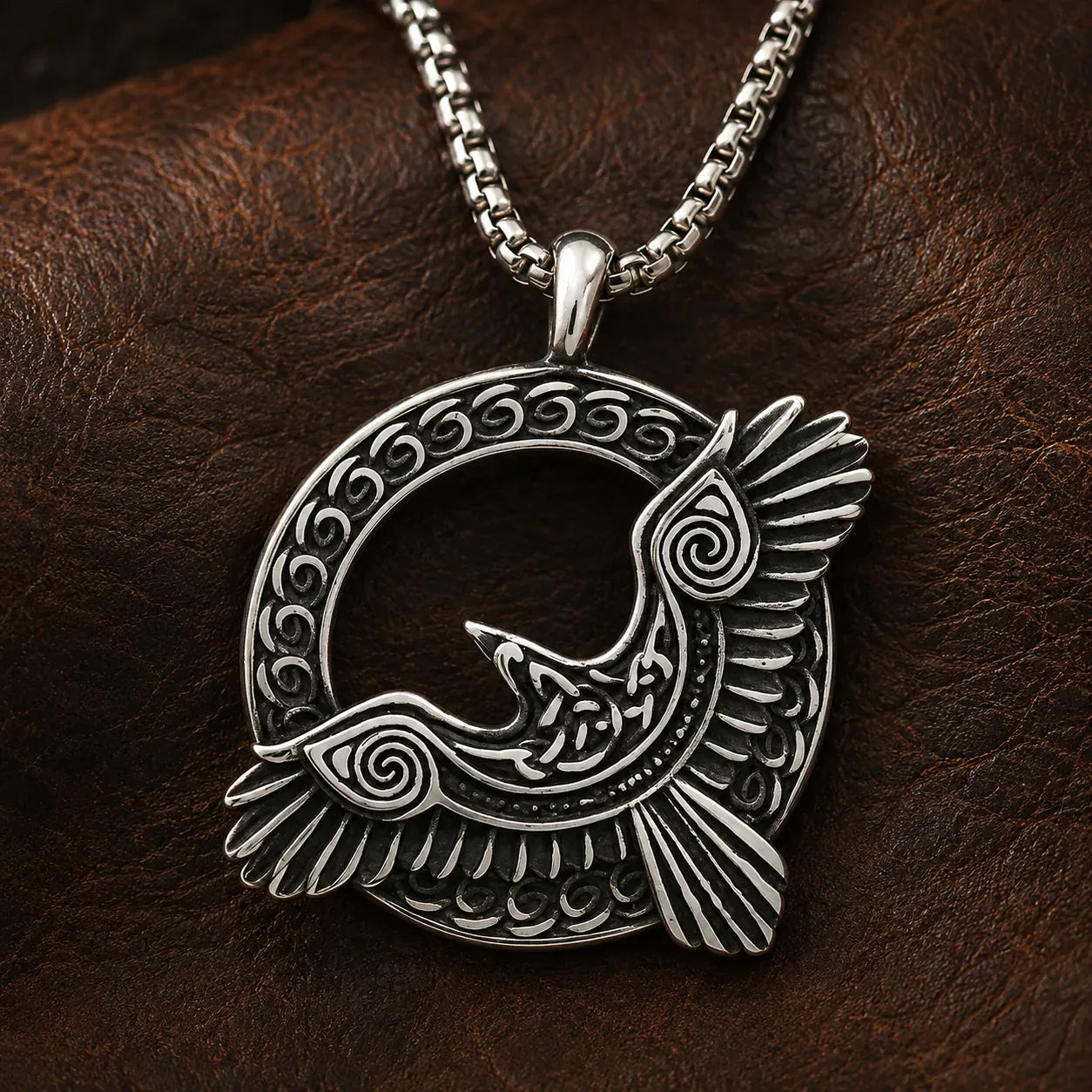 Collier Corbeau d'Odin