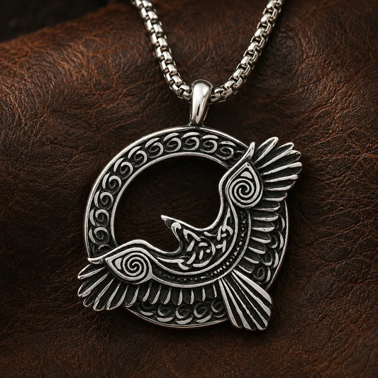 Collier Corbeau d'Odin