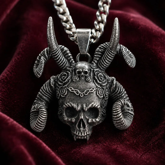 Collier Crâne de Baphomet