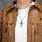 Collier Croix au Serpent - Vignette | Médiéfan