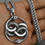 Collier Double Serpent Infini - Vignette | Médiéfan