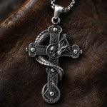 Collier Dragon & Croix Gothique - Vignette | Médiéfan