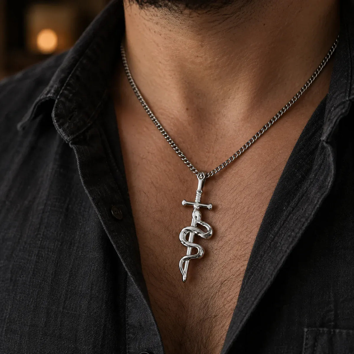 Collier Épée au Serpent