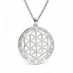 Collier Fleur de Vie à Lettres Hébraïques - Vignette | Médiéfan