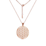 Collier Fleur de Vie Cerclée Ajourée - Vignette | Médiéfan