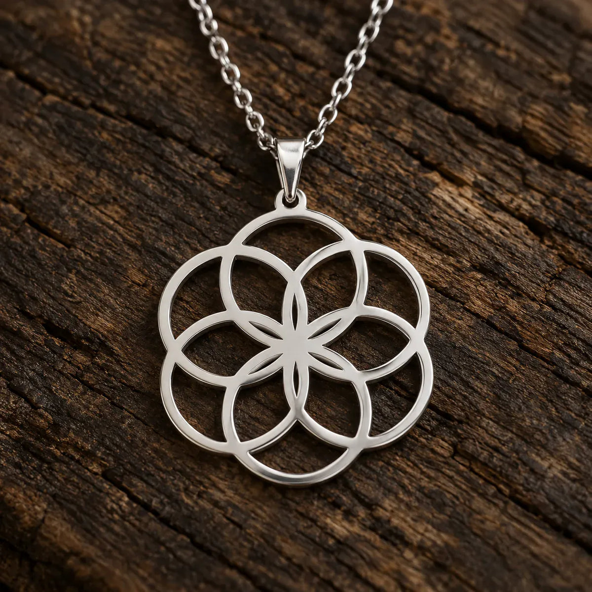Collier Graine de Vie Ajourée