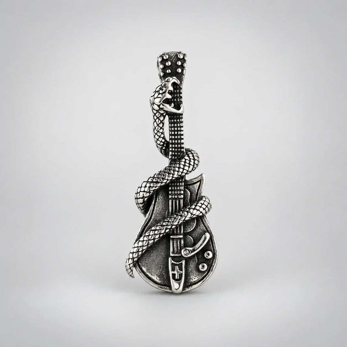 Collier Guitare au Serpent Pendentif seul
